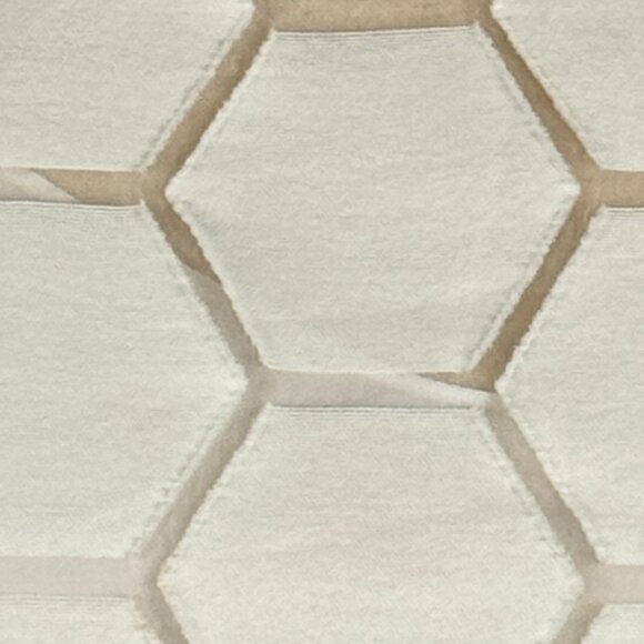 Like new! MILLY Cream and Black Hexagon Print Sleeveless Dress Size 6 - Picture 11 of 11